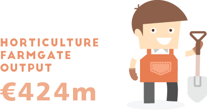HIF Horticulture Industry Forum Ireland information and statistics Horticulture Farmgate Output